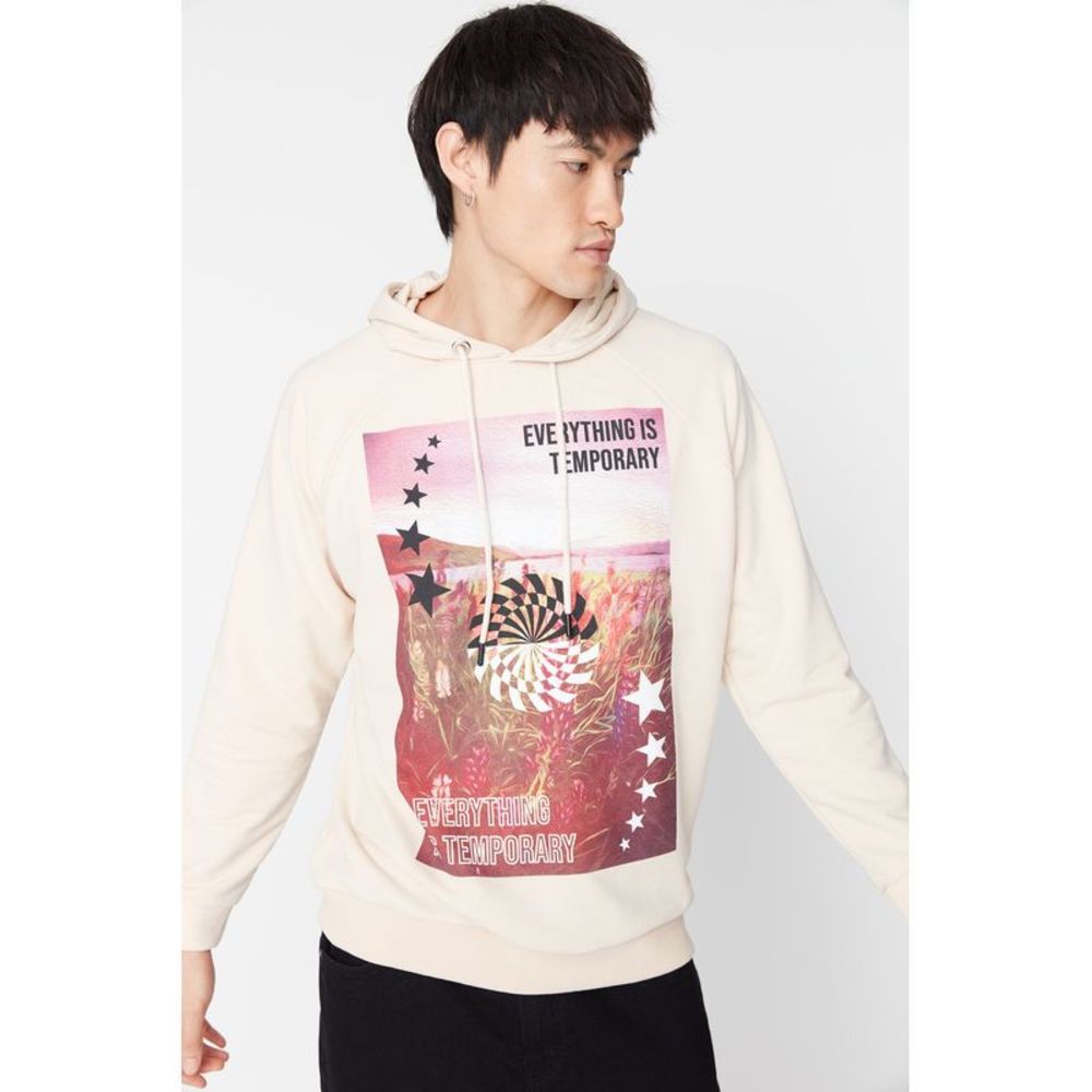 NWT Trendyol Men Oversize Hood Knit Sweatshirt